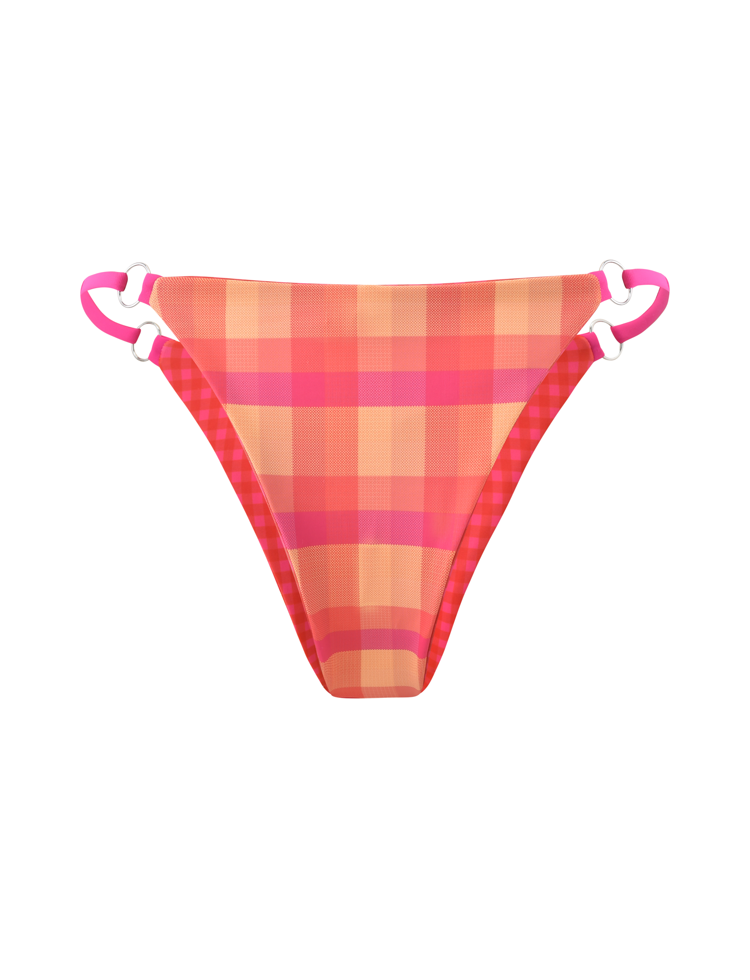AYANNA REVERSIBLE BIKINI BOTTOM - GINGHAM AND RESORT PLAID - Image 11
