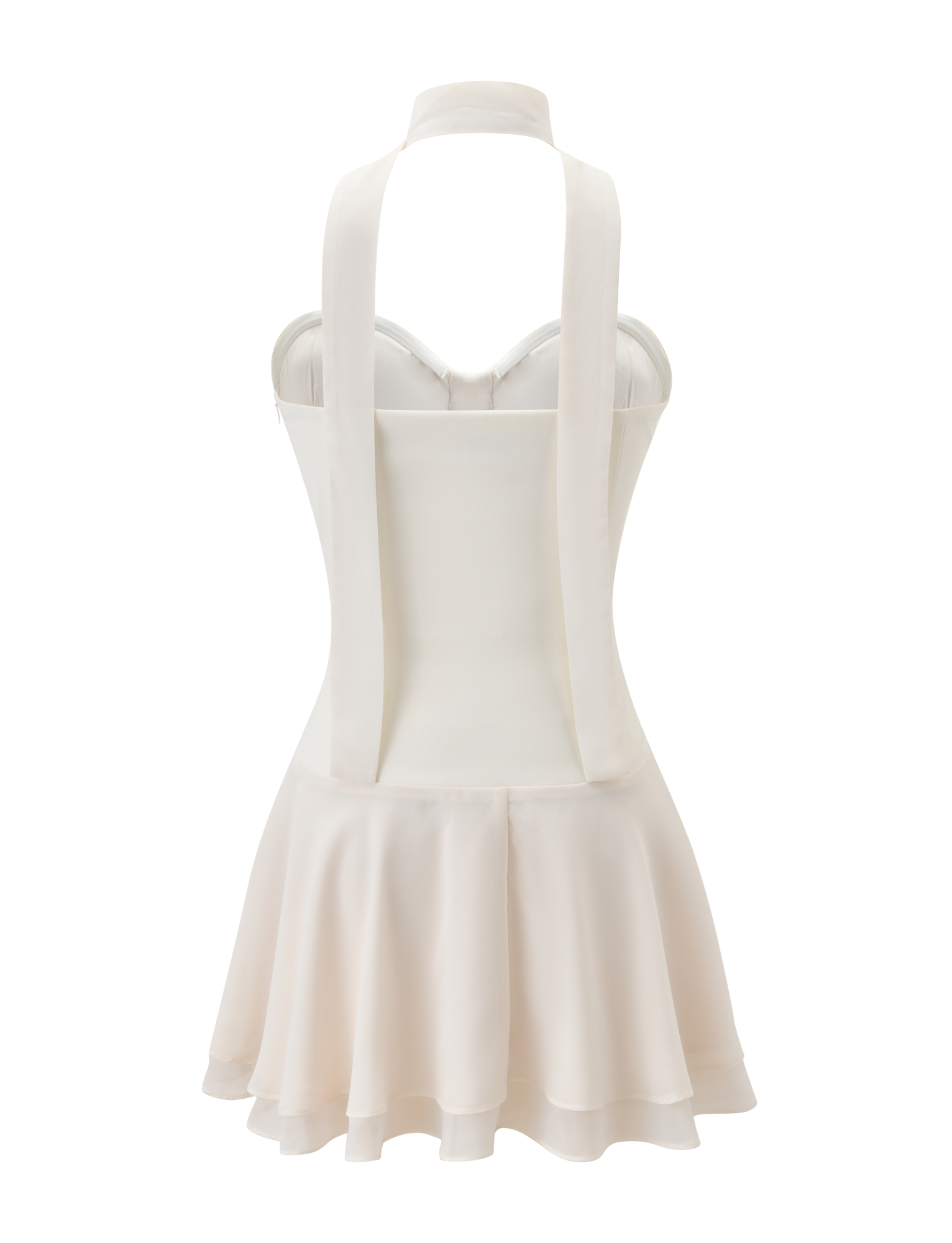 CORDELIE MINI DRESS - CREAM - Image 8