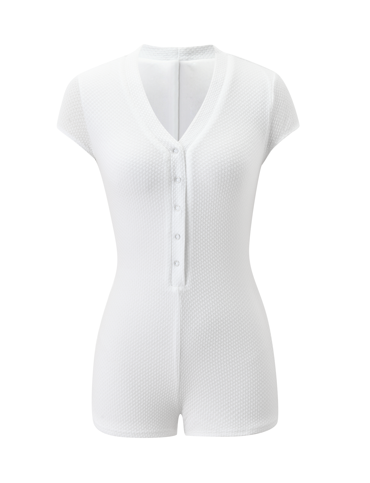 HILSIE PLAYSUIT - WHITE - Image 7