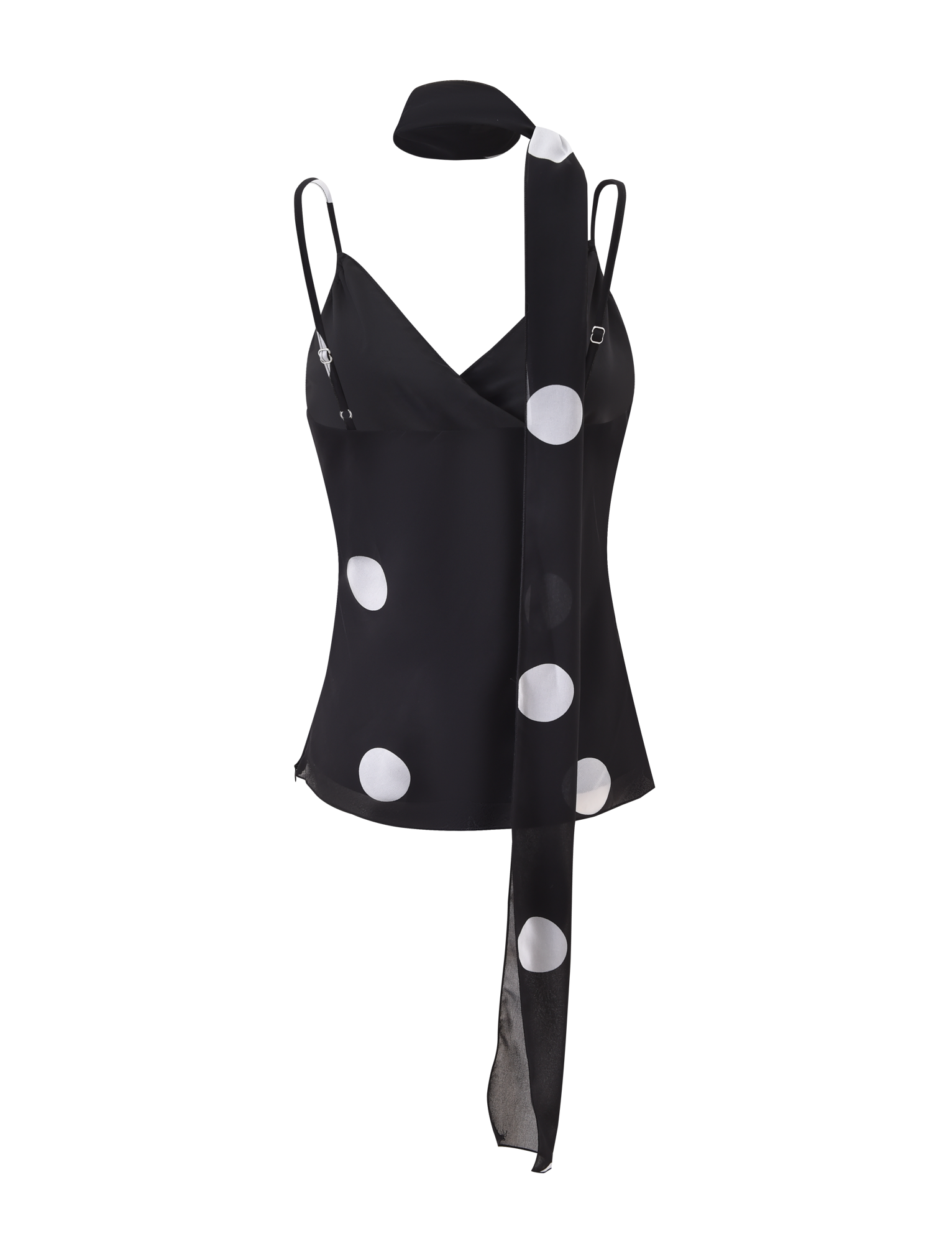 AYDIN SCARF TOP - BLACK - Image 11