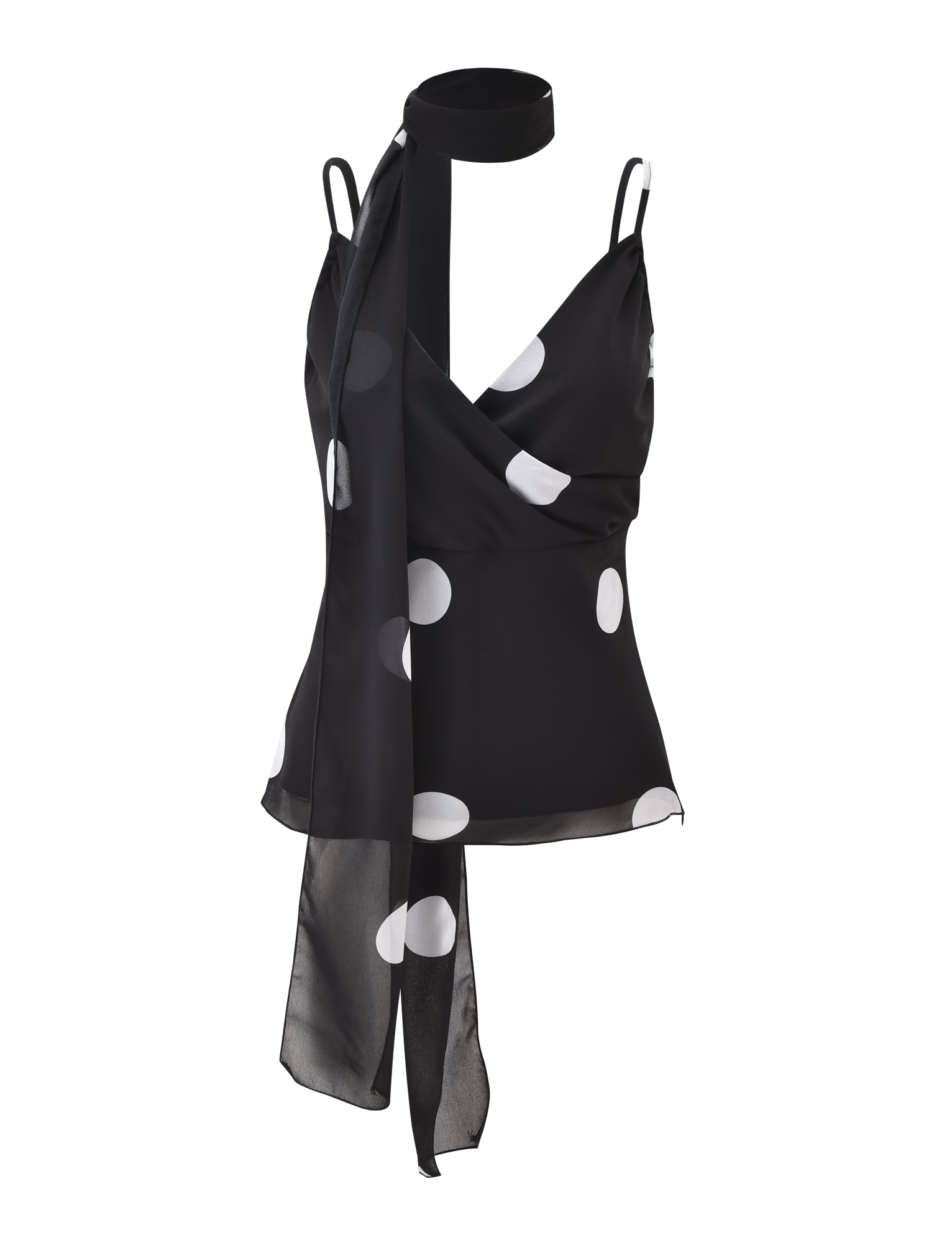 AYDIN SCARF TOP - BLACK - Image 9