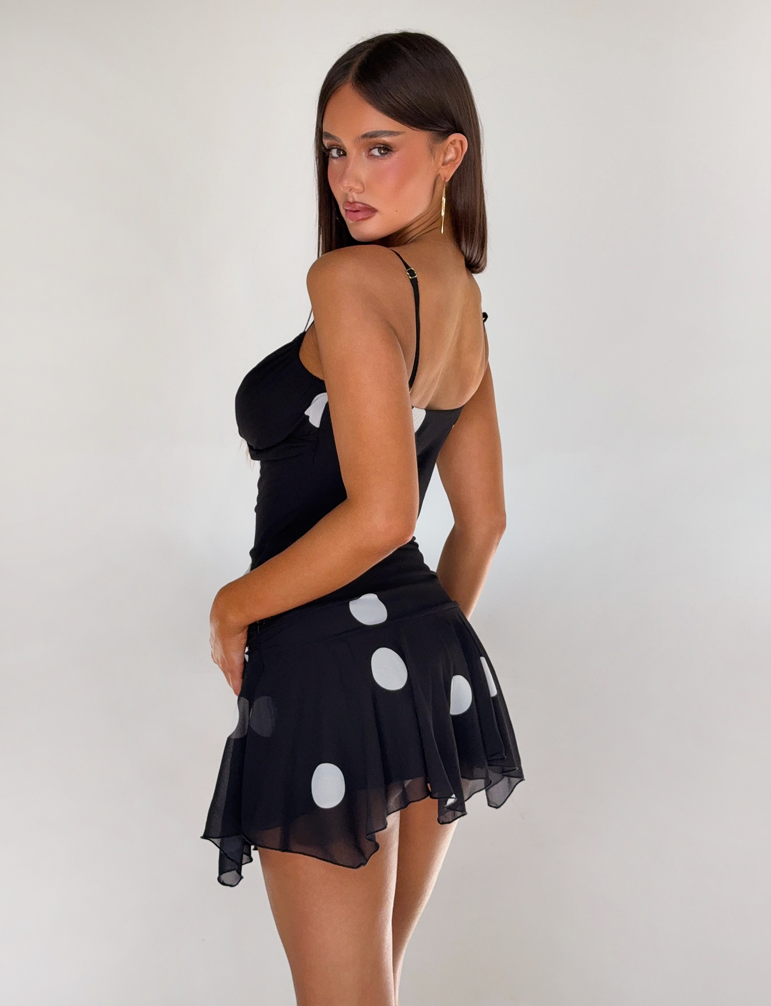 AYDIN SCARF TOP - BLACK - Image 7
