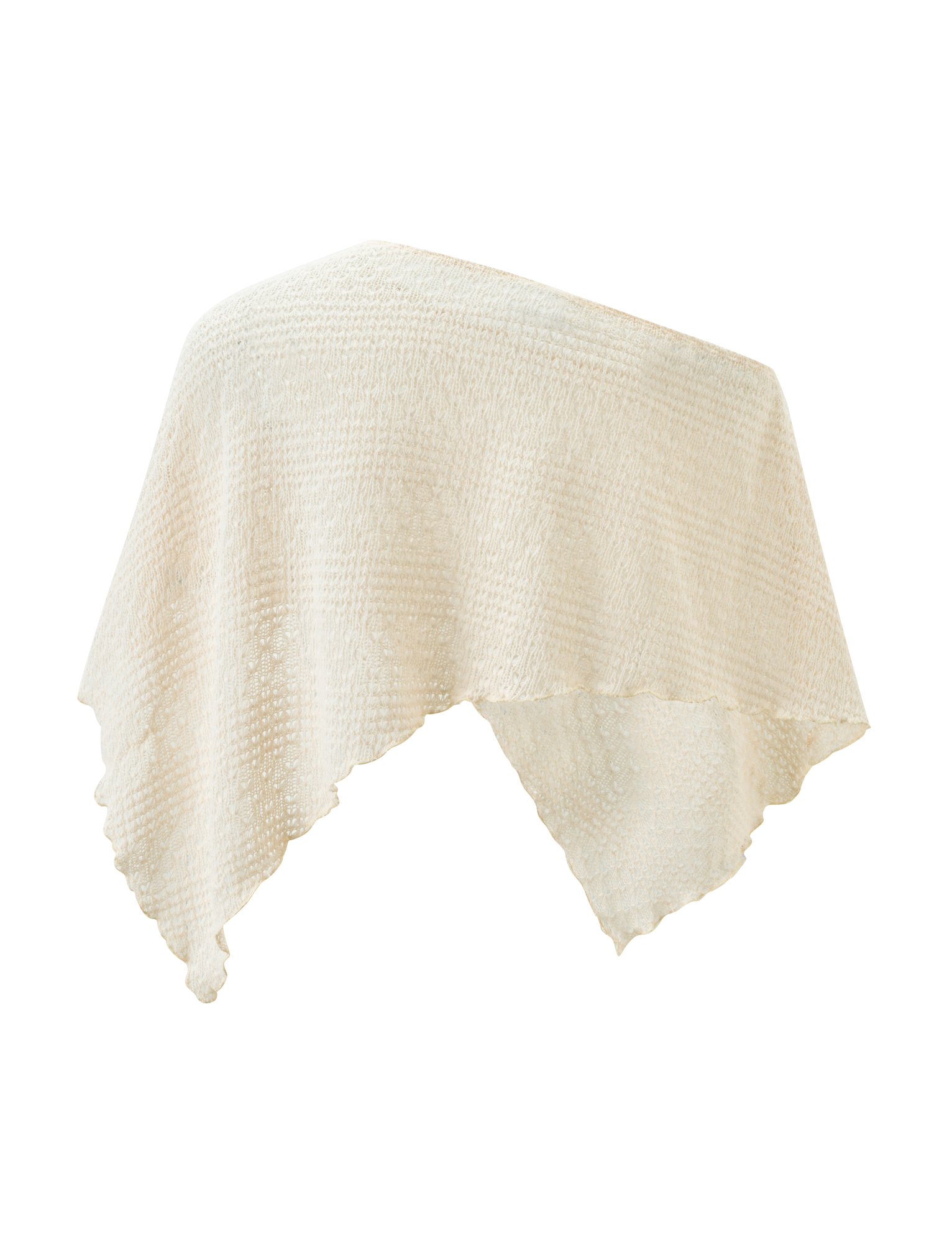 FAIRLEE PONCHO - CREAM - Image 7