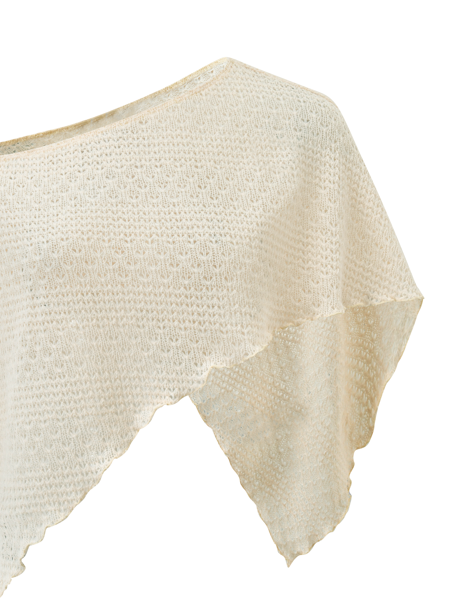 FAIRLEE PONCHO - CREAM - Image 8