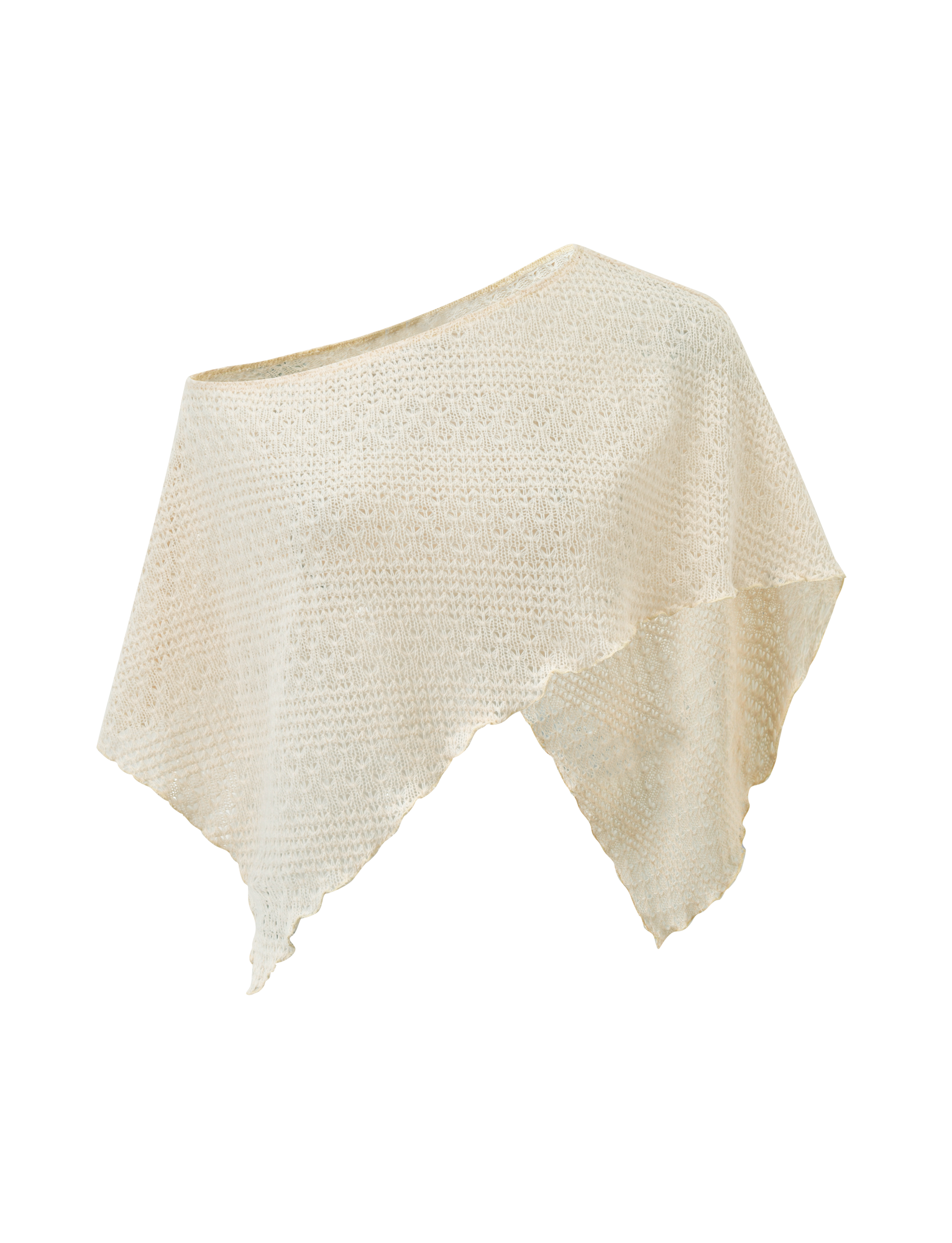 FAIRLEE PONCHO - CREAM - Image 6
