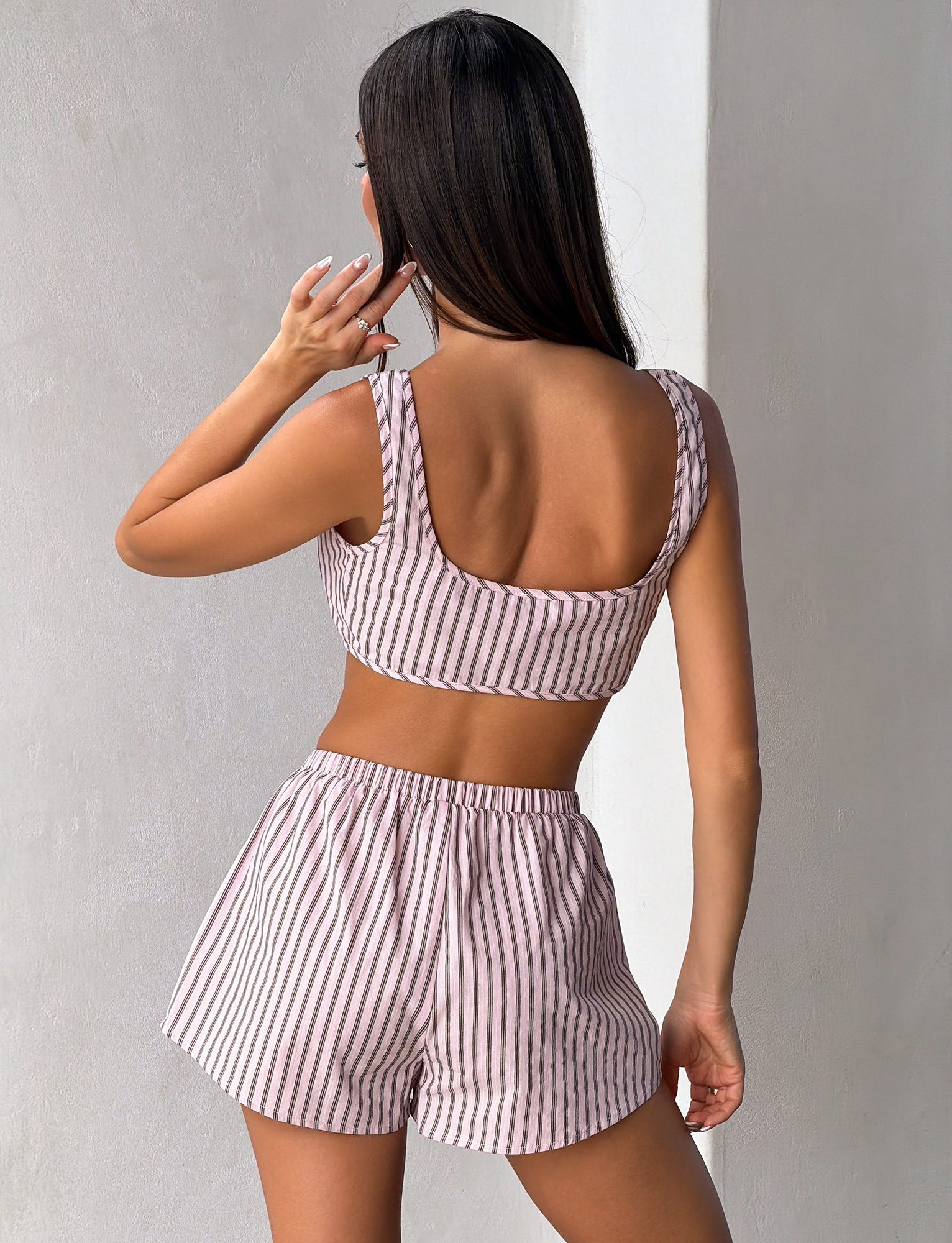 EZRA SHORT - PINK STRIPE - Image 7