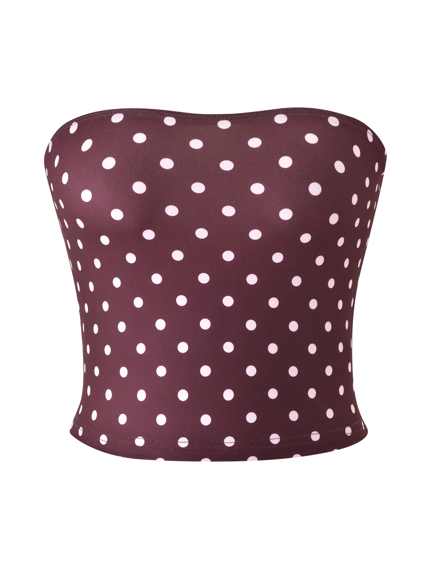 VALI POLKA DOT TOP - CHOCOLATE PINK DOT - Image 7